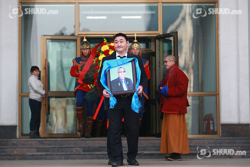 Төрийн шагналт, АУЗ Ш.Сүрэнжав агсантай салах ёс гүйцэтгэлээ